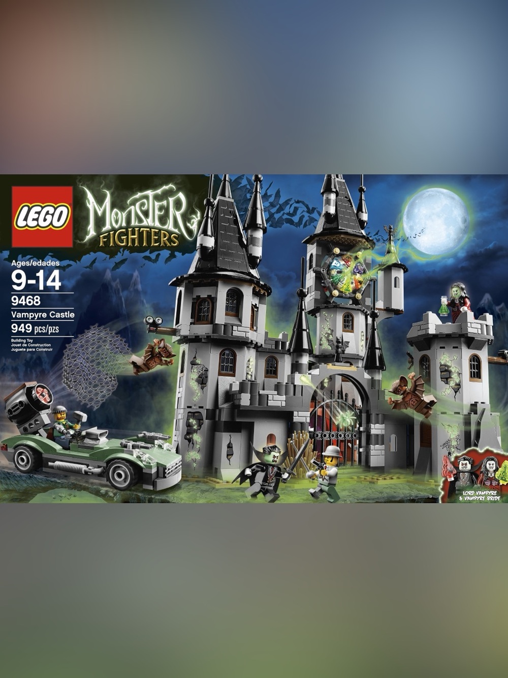 Lego Monster Fighters Vampyre Castle  Set. RETIRED.